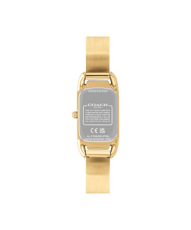 Coach Ladies Gold Plated Stainless Steel Cadie Watch 14504250 image number null